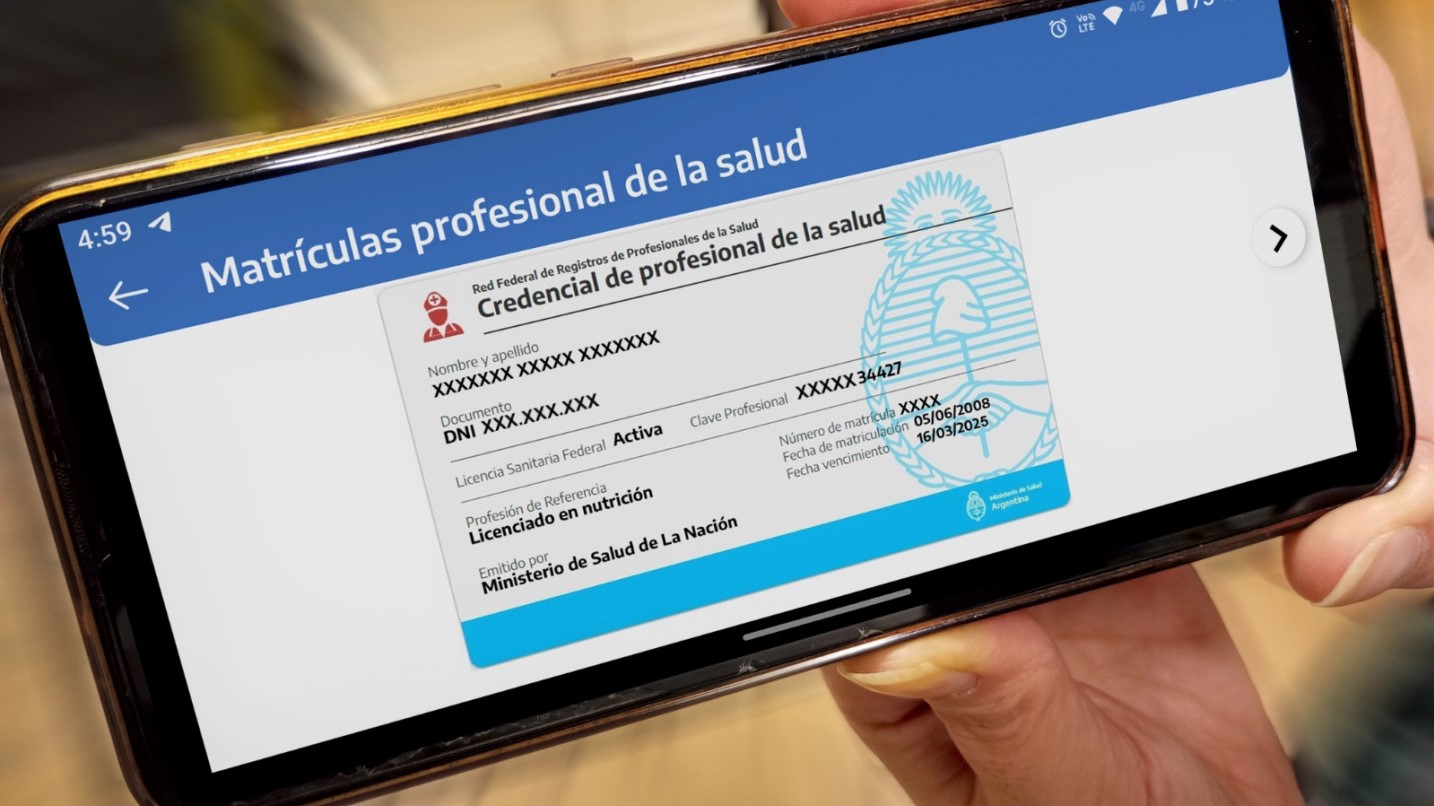 Las matrículas de los profesionales de la salud serán digitales