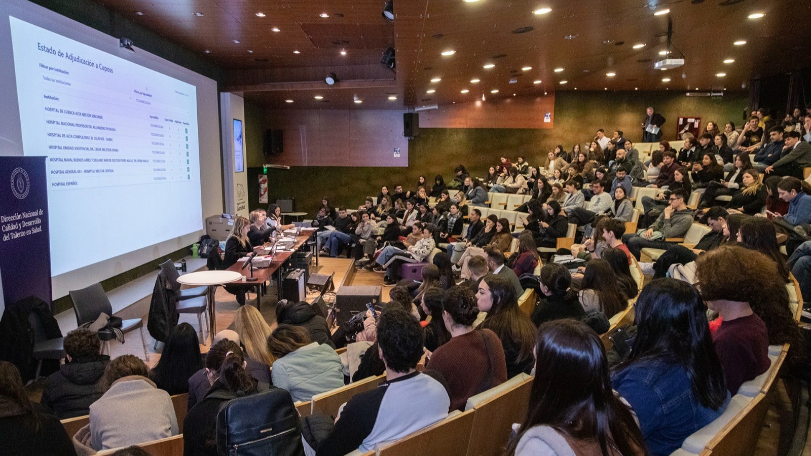 Se cubrió el 80% de los cargos de residencias en hospitales nacionales y SAMIC