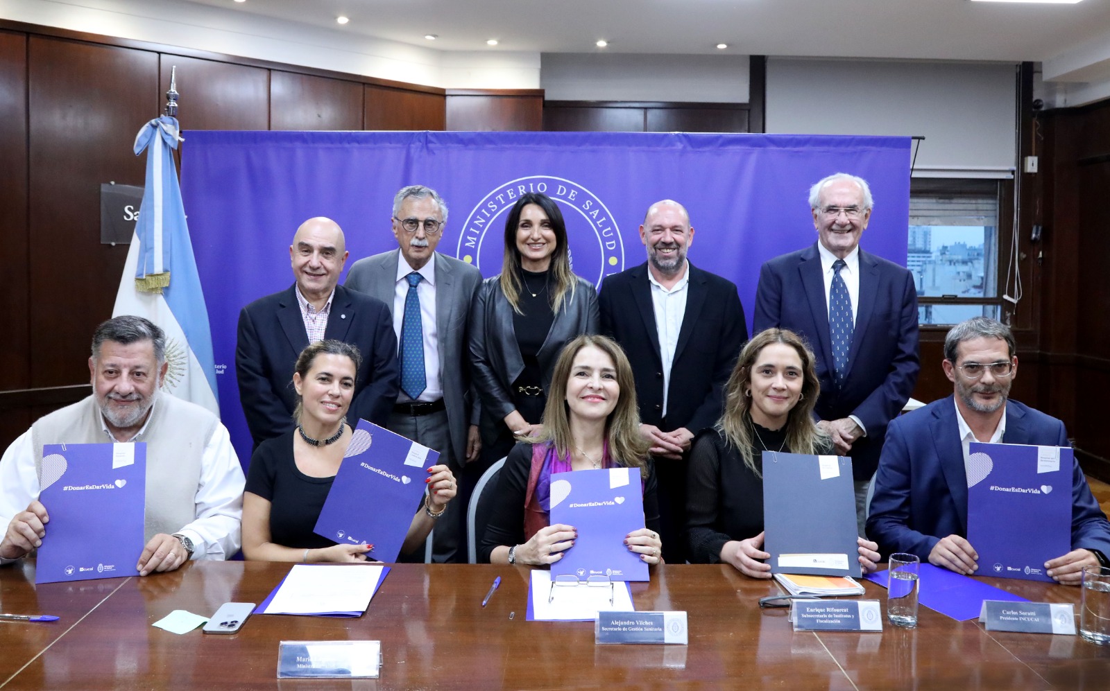 Los hospitales SAMIC y el INCUCAI firman acuerdo para fortalecer el acceso a trasplantes