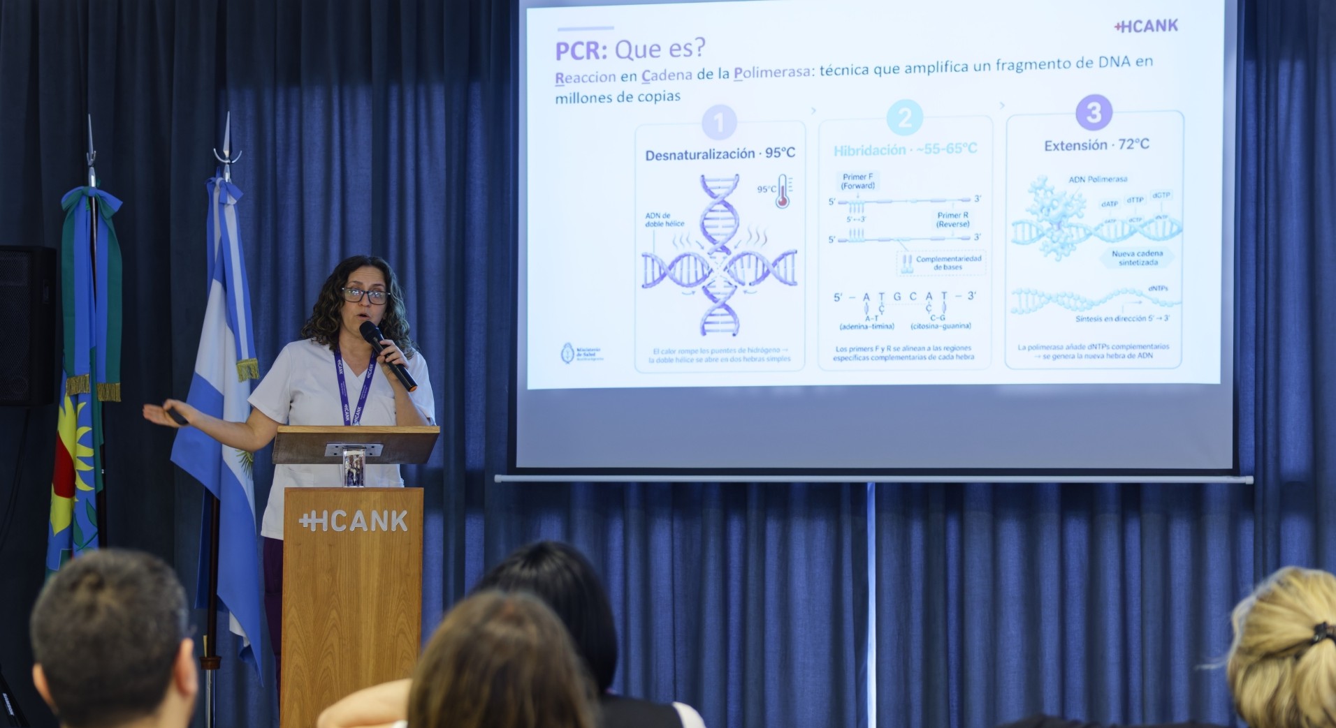 1° Jornada de Capacitación y Actualización de Técnicos de Laboratorio del HCANK